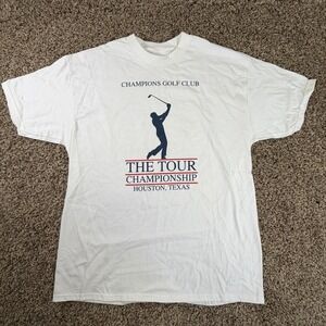 Vintage 1999 Tour Championship Golf T Shirt Tiger Woods Houston TX PGA XL